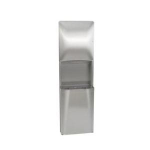 Bradley 2A25-36 Recessed Automatic Roll Paper Towel Dispenser and Waste Receptacle