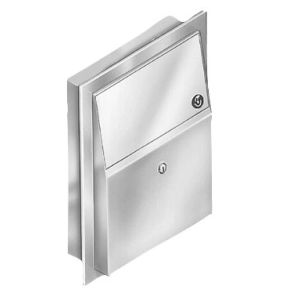 Bradley 4721-15 Partition Mounted Sanitary Napkin Disposal