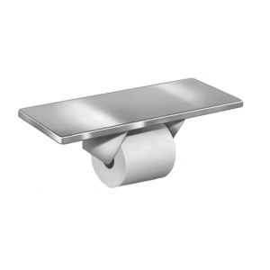 Bradley 5262 Single Roll Toilet Tissue Dispenser with Shelf