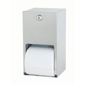 Bradley 5402 Surface Mounted Double Roll Toilet Tissue Dispenser
