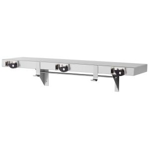 Bradley 998 Utility Shelves with Mop and Broom Holders and Rag Hooks
