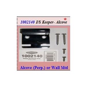 Bobrick 1002140 Chrome Keeper for Inswing Alcove Door