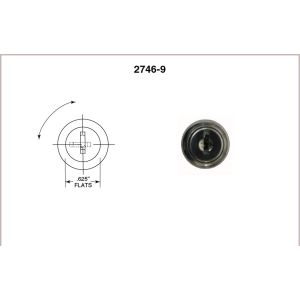 Bobrick 2746-9 Lock and Key