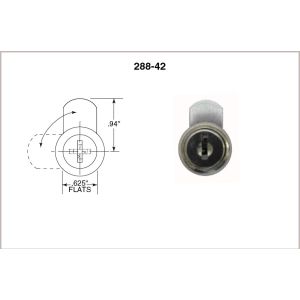 Bobrick 288-42 Lock and Key