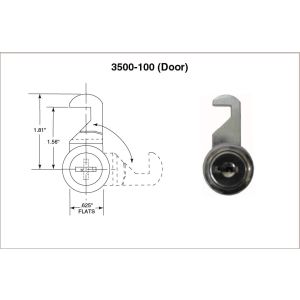 Bobrick 3500-100 Lock and Key