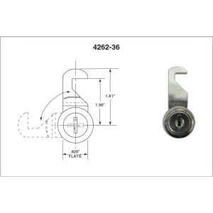 Bobrick 4262-36 Lock and Key