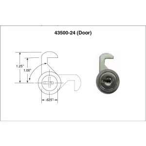 Bobrick 43500-24 Lock and Key
