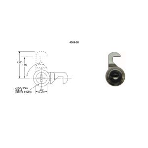 Bobrick 4369-20 Lock and Key