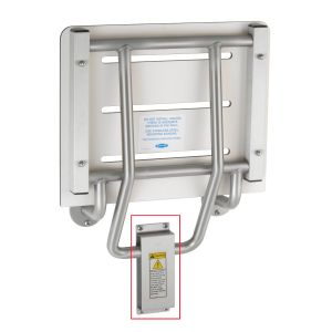 Bobrick 5191-29 Ivory Solid Phenolic Shower Dressing Area Seat Mounting Kit