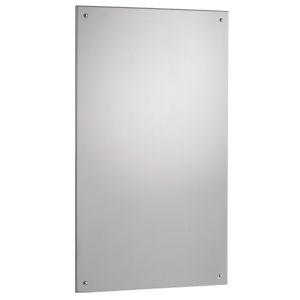 Bobrick B-1556 Frameless Stainless Steel Mirrors