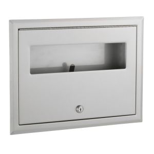 Bobrick B-301 Recessed Toilet Seat Cover Dispenser