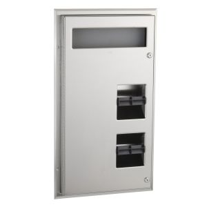 Bobrick B-347 Partition Mounted Toilet Tissue and Seat Cover Dispenser