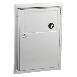 Bobrick B-354 Partition Mounted Sanitary Napkin Disposal