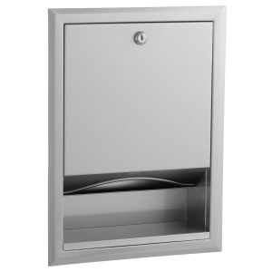 Bobrick B-359 Recessed Folded Paper Towel Dispenser