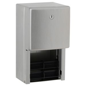 Bobrick B-4288 Surface Mounted Double Roll Toilet Tissue Dispenser