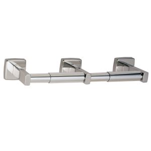 Bobrick B-686 Double Roll Toilet Tissue Dispenser Polished