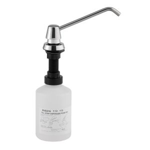 Bobrick B-82216 Counter Mounted Manual Liquid Soap Dispenser 20 fl oz 6
