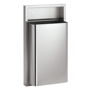 Bradley 344-10 Semi-Recessed Waste Receptacle