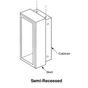 Bradley S08-205 Collar for Semi-Recessing