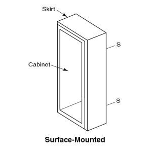 Bradley S08-241 Collar for Surface Mounting