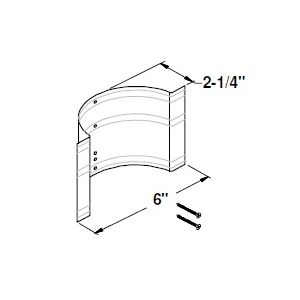 Bradley P15-024 Back Clamp for Toilet Tissue Holders