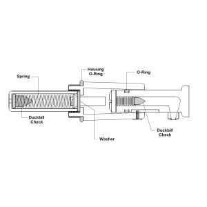 Bradley P19-213 Liquid Soap Valve Repair Kit