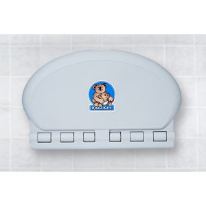 Koala KB208-01 Horizontal Oval Baby Changing Station Grey