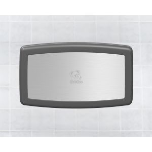 Koala KB300-01SS Horizontal Baby Changing Station Stainless Steel Veneer Grey