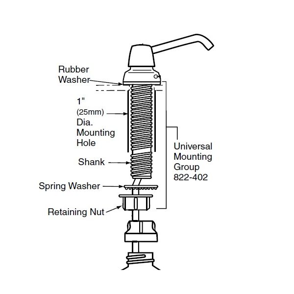 Liquid Soap Dispenser Pump Parts Liquid Soap Dispenser Pump Parts