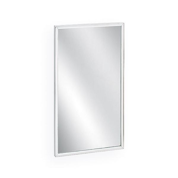 Bradley 781 6036 Channel Frame Mirror, Mirror 36 X 60 Black Frame